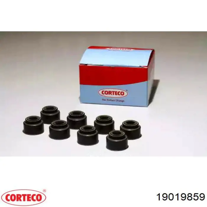 19019859 Corteco сальник клапана (маслосъемный, впуск/выпуск, комплект на мотор)