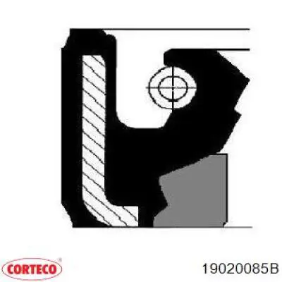 Сальник рулевой рейки/механизма 19020085B Corteco