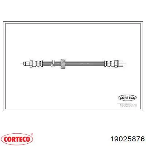 Задний тормозной шланг 19025876 Corteco