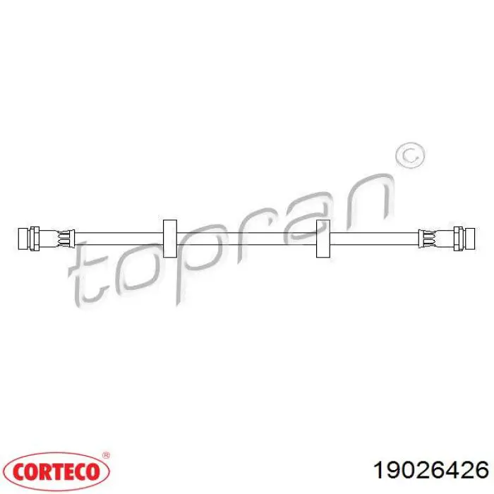 Тормозной шланг задний Corteco 19026426 цена, от 4.41 USD
