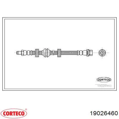 Задний тормозной шланг 19026460 Corteco