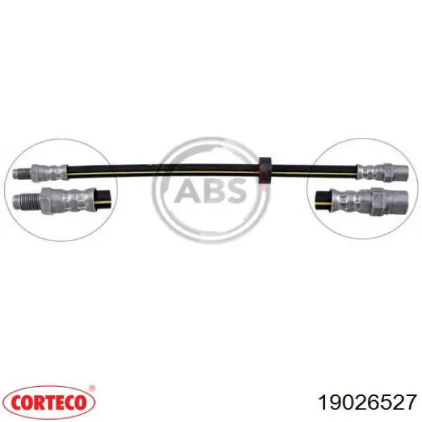 Тормозной шланг задний Corteco 19026527 цена, от 4.56 USD