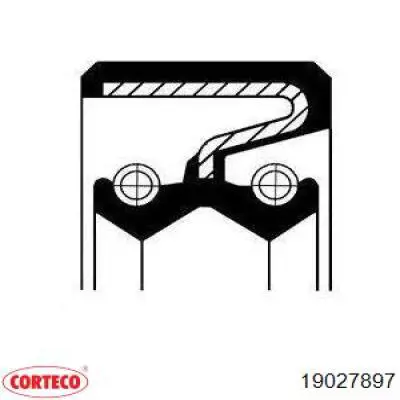 Сальник коленвала двигателя передний 19027897 Corteco