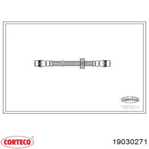 Задний тормозной шланг 19030271 Corteco