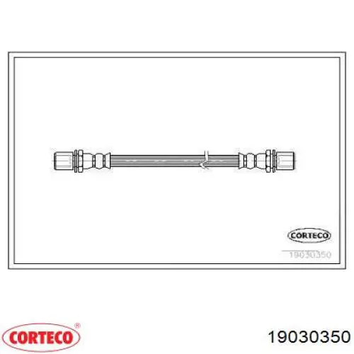 Тормозной шланг 19030350 Corteco