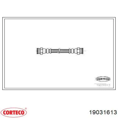 Задний тормозной шланг 19031613 Corteco