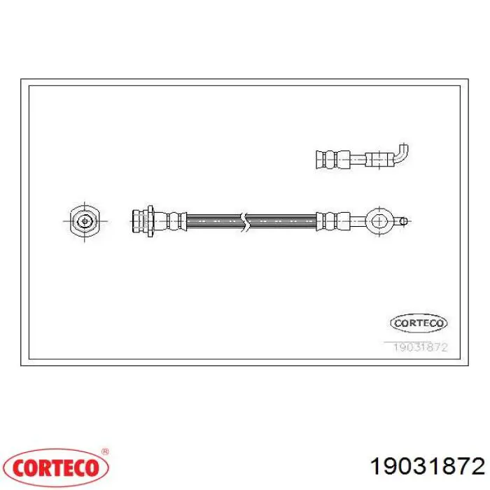 Купить HACC1266 Starline Задний тормозной шланг