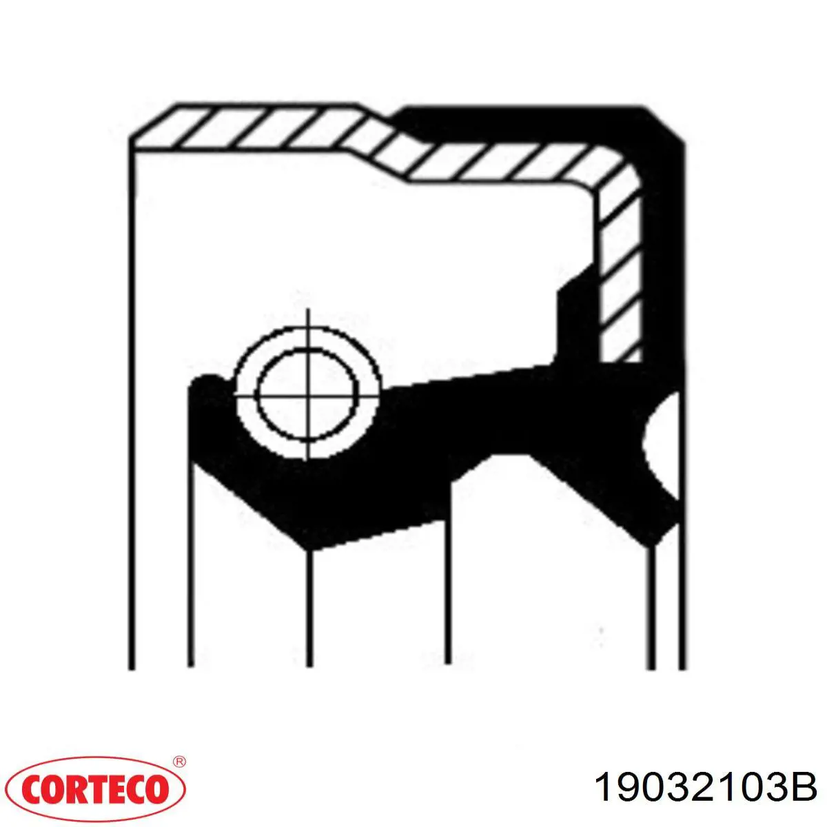 19032103B Corteco сальник передней ступицы внутренний