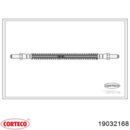 Задние тормозные колодки 19032168 Corteco