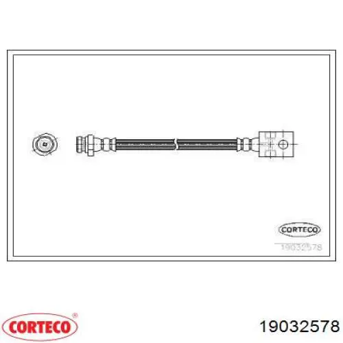 Тормозной шланг задний Corteco 19032578 цена, от 12.92 USD