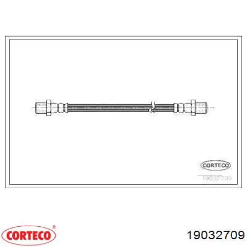Задний тормозной шланг 19032709 Corteco