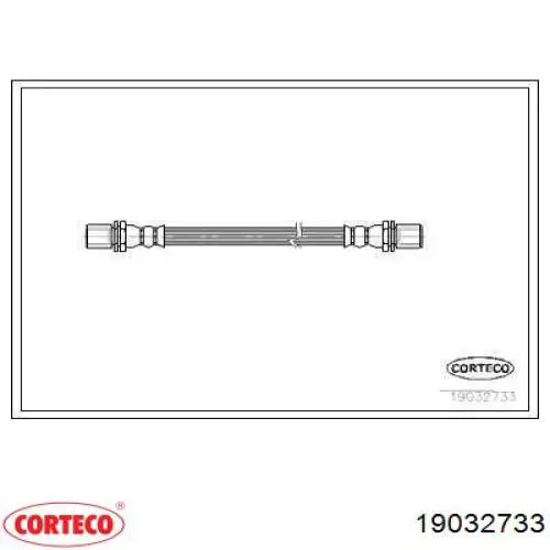 Задний тормозной шланг 19032733 Corteco