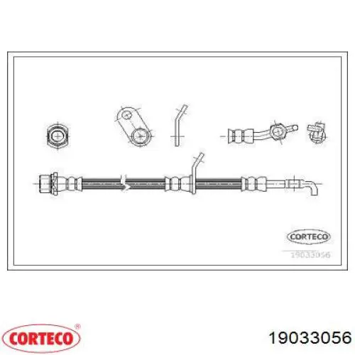 Шланг тормозной задний, левый K&K FT0032 цена, от 9.97 USD