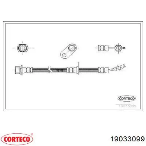 Тормозной шланг MarkBest MRB21536 цена, от 15.91 USD