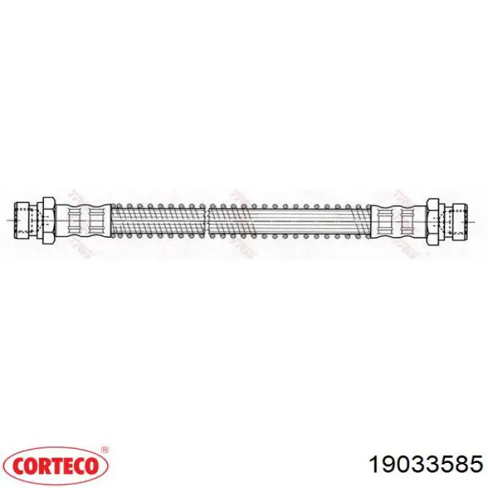 Купить 587311C050 Hyundai/Kia Шланг тормозной передний левый