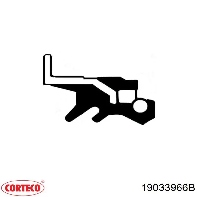 Купить 19033966B Corteco Передний сальник коленвала