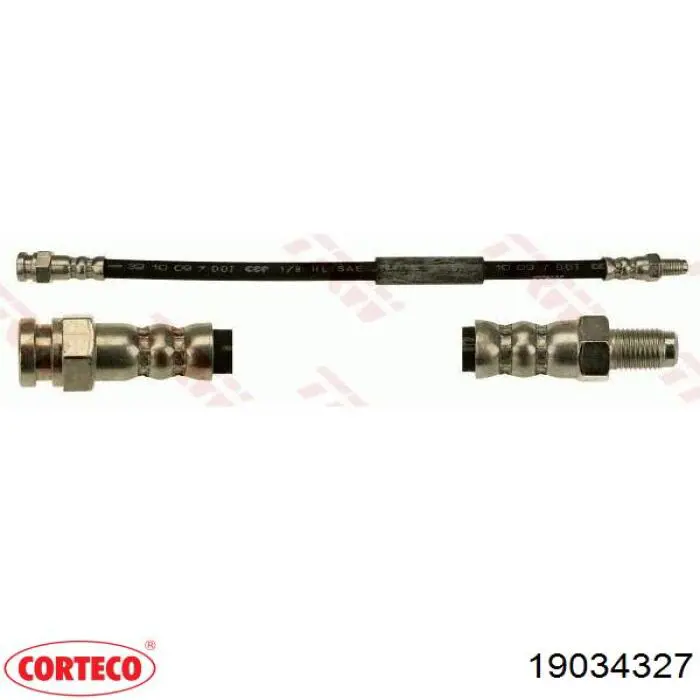 Задний тормозной шланг 51733731 Fiat/Alfa/Lancia
