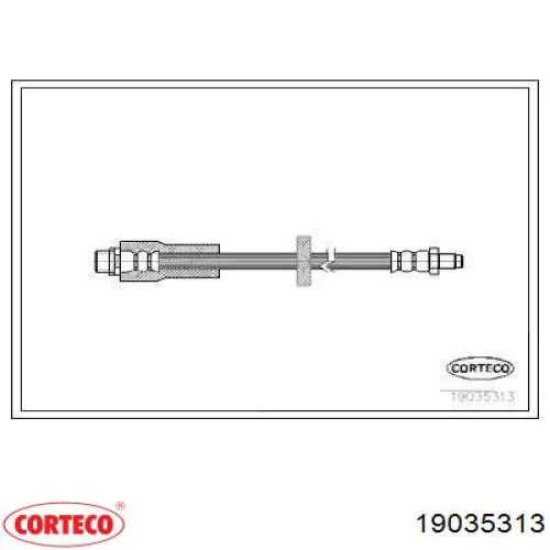 Задний тормозной шланг 19035313 Corteco