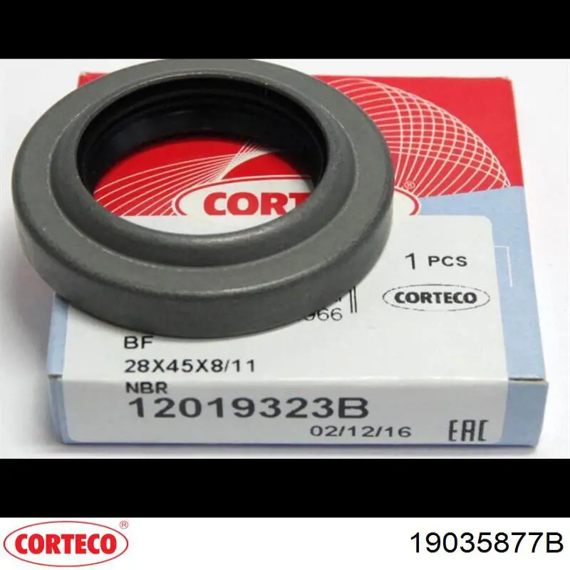 Купить 19035877B Corteco Уплотнительное кольцо, универсальное