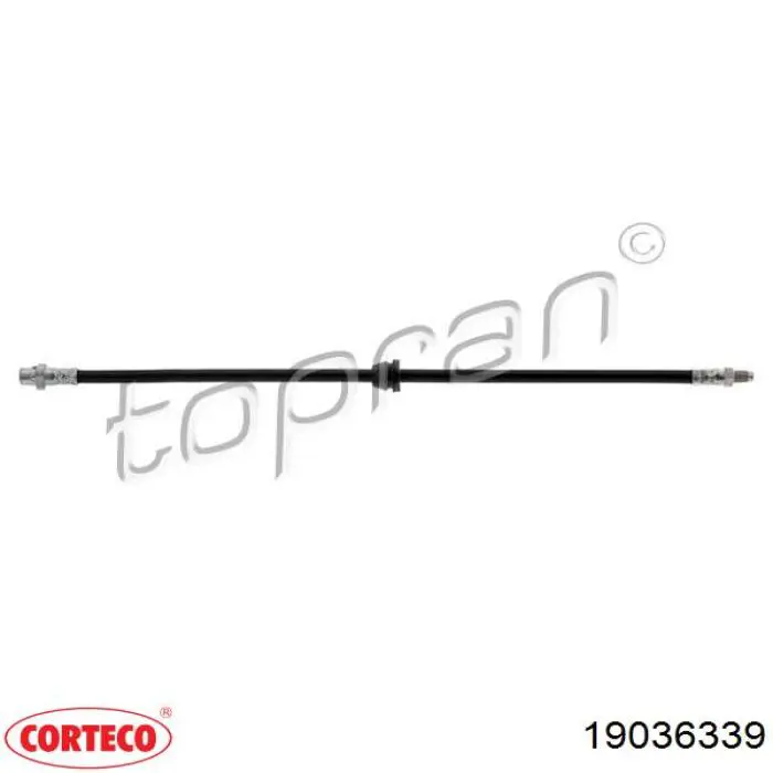 Купить 19036339 Corteco Шланг тормозной передний