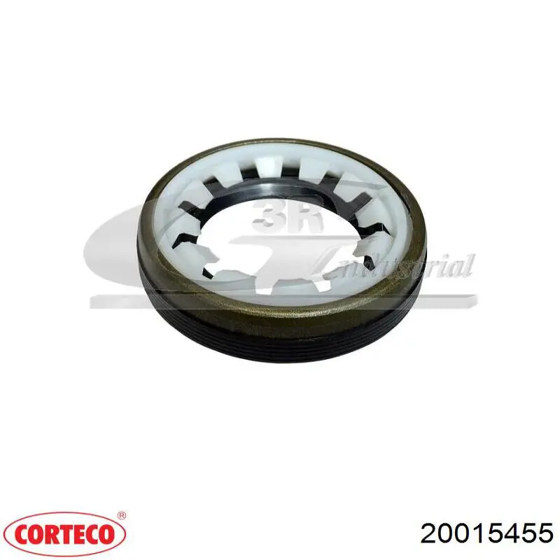 20015455 Corteco Сальник коленвала двигателя, задний