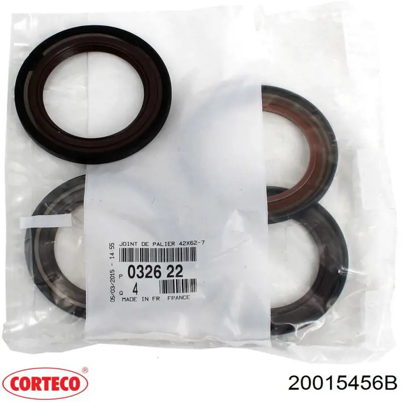 Сальник коленчатого вала Corteco 20015456B цена, от 6.99 USD