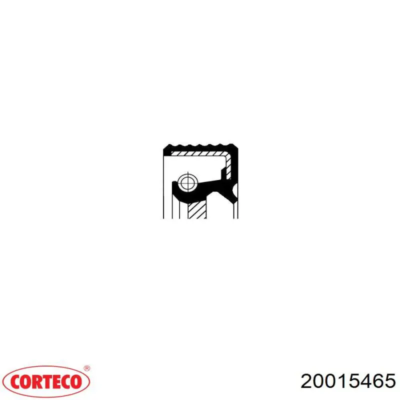 Сальник коленвала 20015465 Corteco