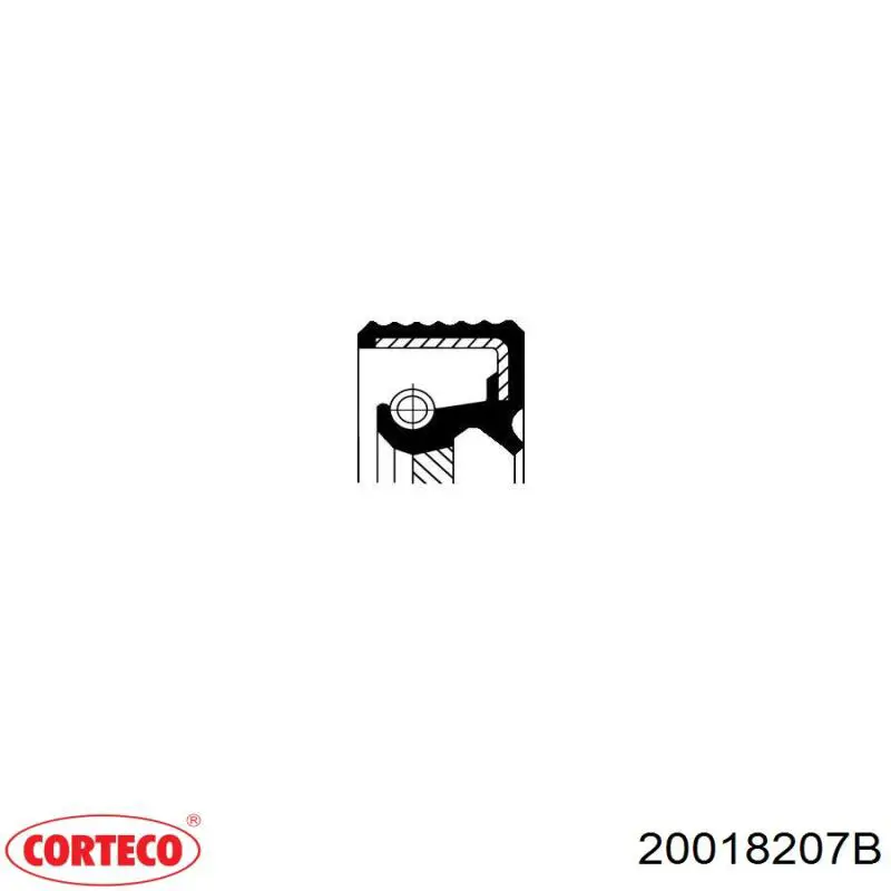 Сальник распредвала двигателя задний Corteco 20018207B цена, от 11.13 USD