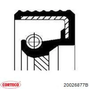 Сальник піввісі переднього моста, лівої 20026877B Corteco