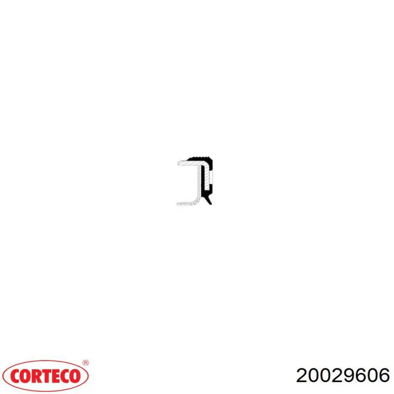 Купить 20029606 Corteco Сальник коленвала задний