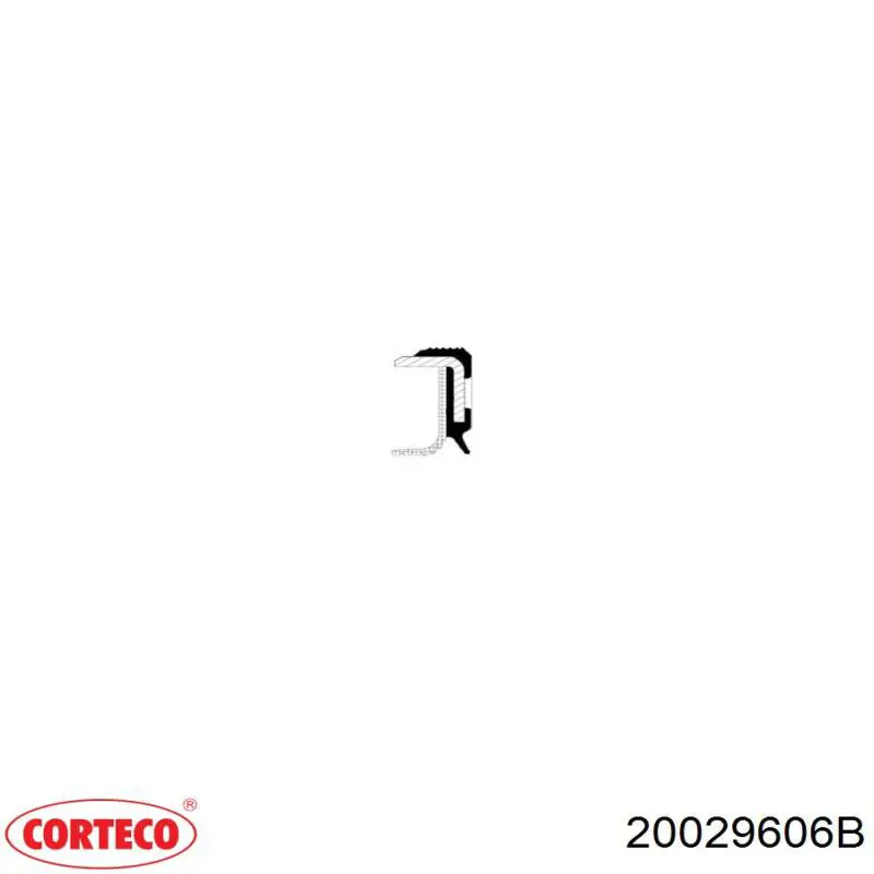 Сальник коленвала задний 20029606B Corteco