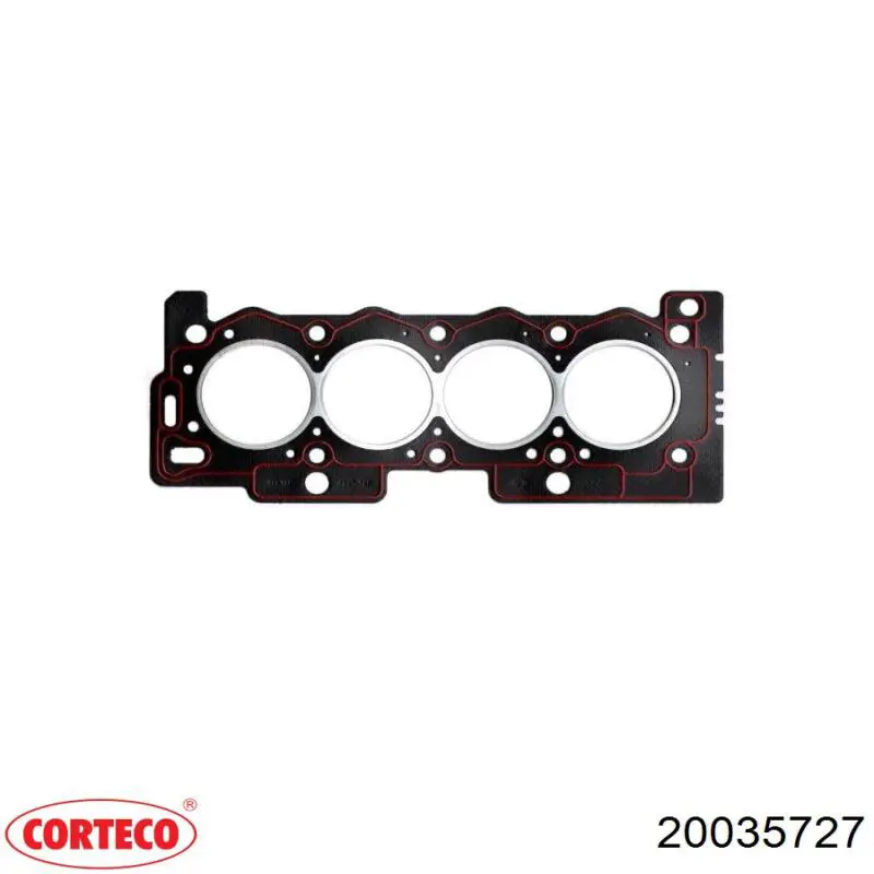 20035727 Corteco Сальник коленвала двигателя, передний