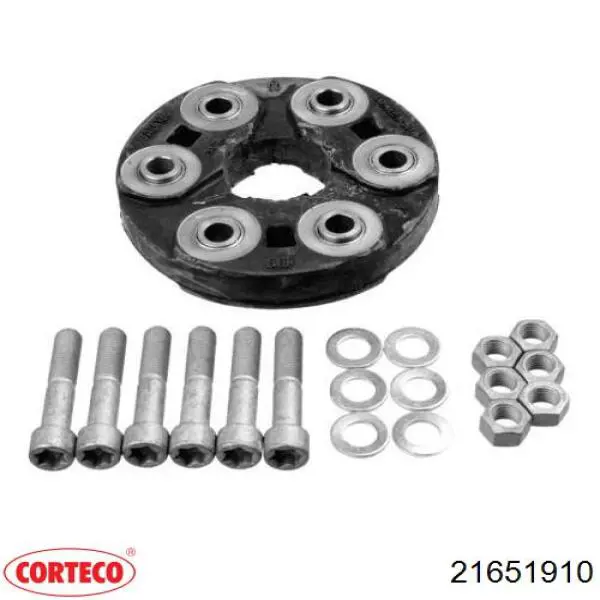 Муфта кардана эластичная передняя 21651910 Corteco