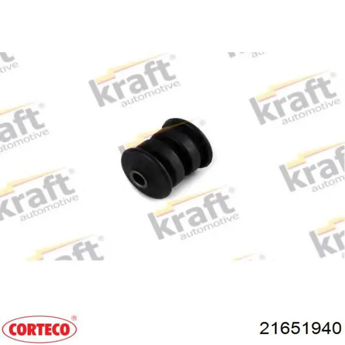 21651940 Corteco Сайлентблок задней рессоры, передний