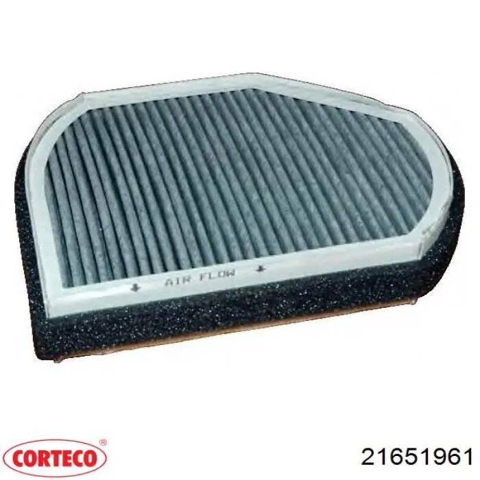 Купить 21651961 Corteco Фильтр салона угольный