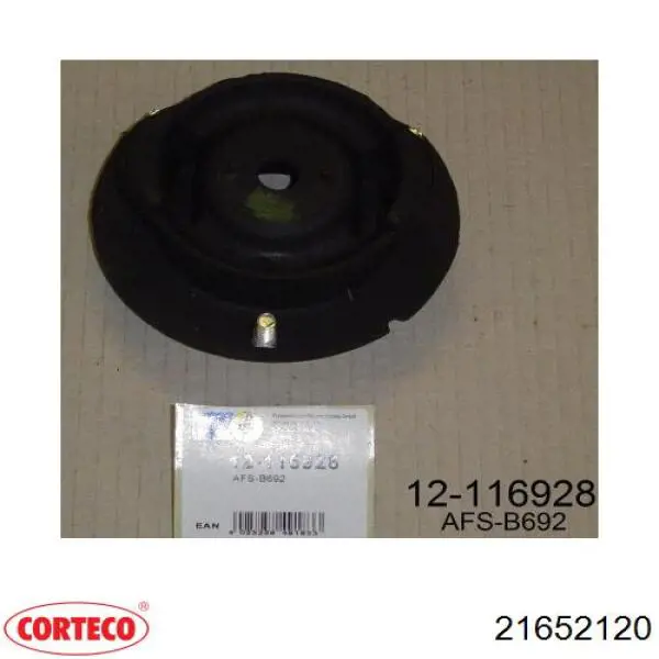 Опора стойки амортизатора переднего Corteco 21652120 цена, от 16.52 USD