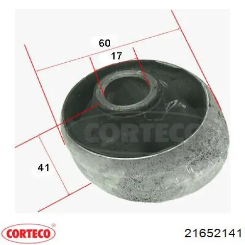 Сайлентблок передней подвески Corteco 21652141 цена, от 4.49 USD