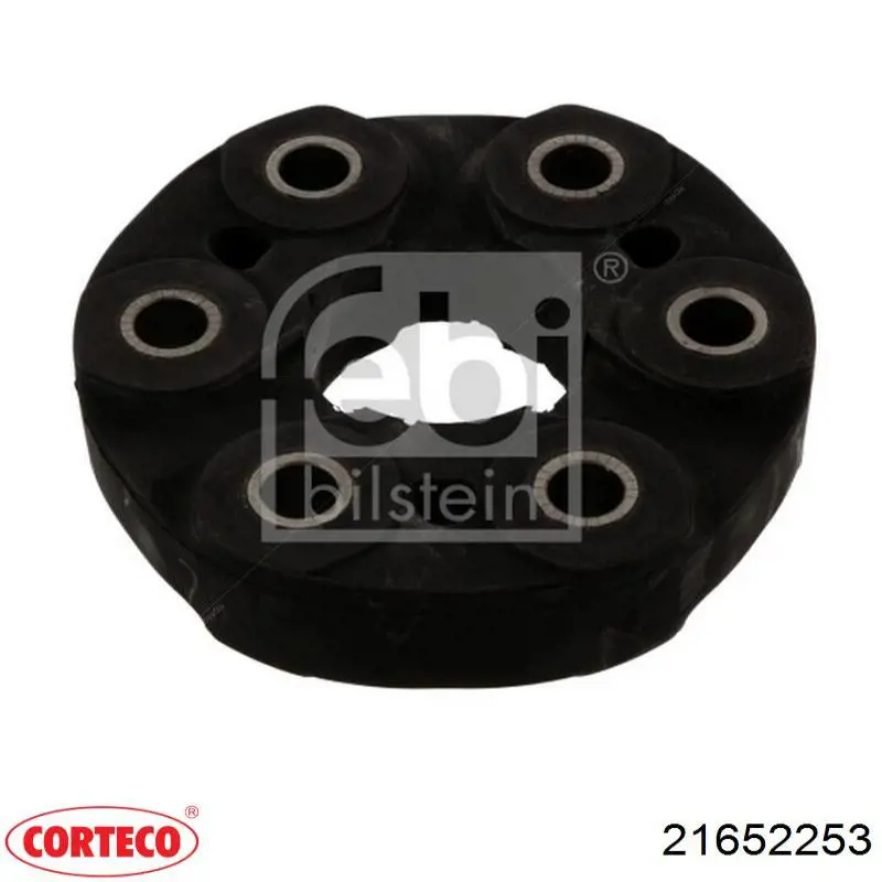 21652253 Corteco Муфта кардана эластичная, передняя