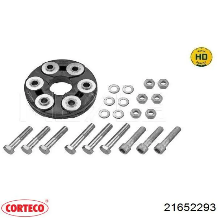 Муфта кардана эластичная передняя/задняя 21652293 Corteco