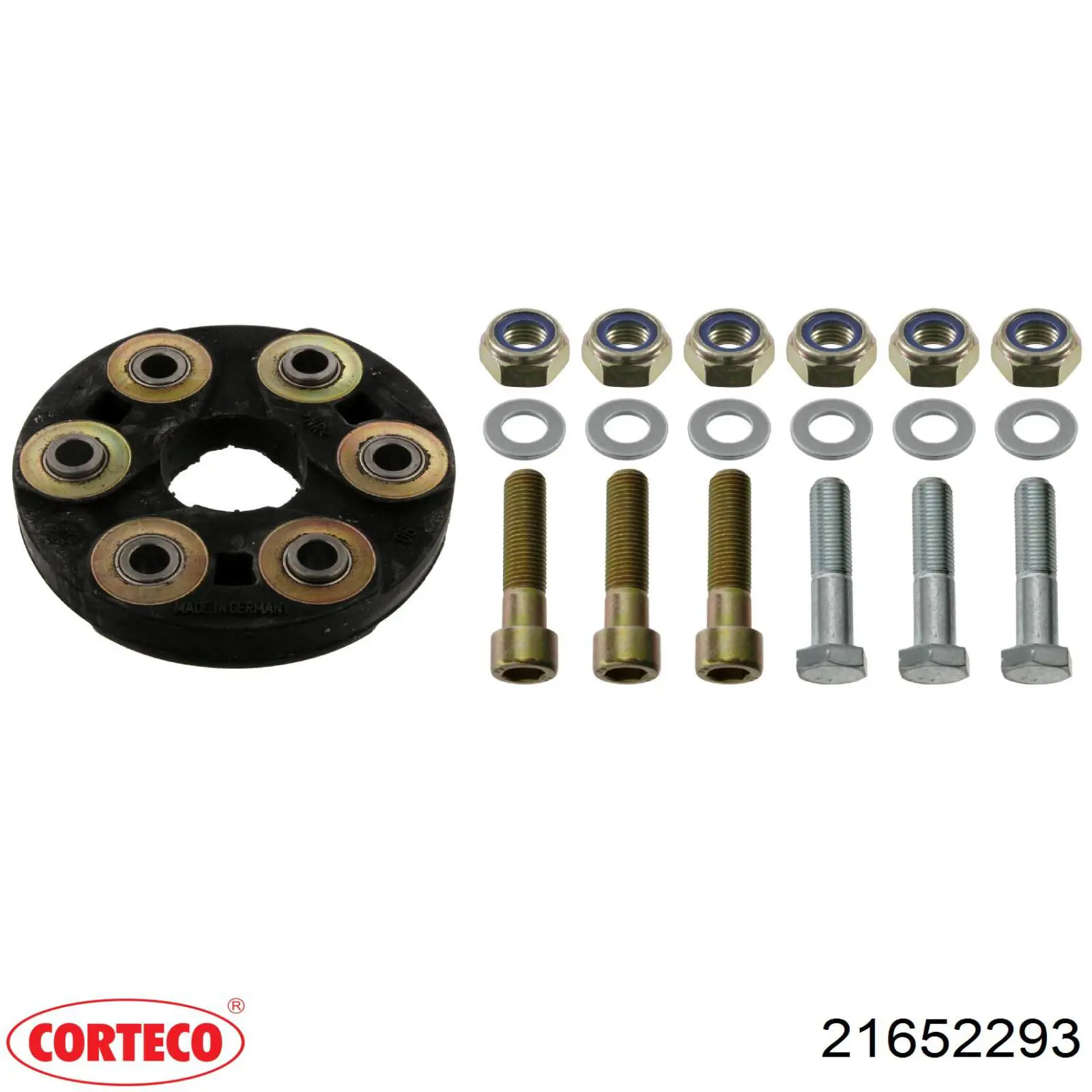 21652293 Corteco Муфта кардана эластичная, перед./зад.