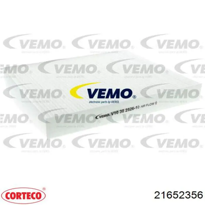 Фильтр воздушный отопителя Corteco 21652356 цена, от 4.31 USD