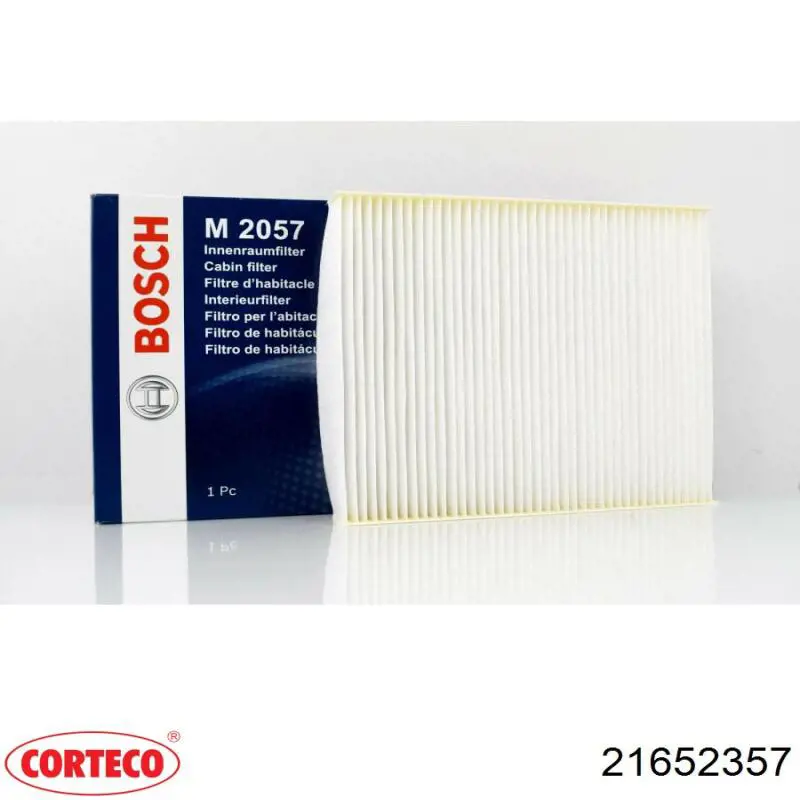 21652357 Corteco Внутрисалонный фильтр