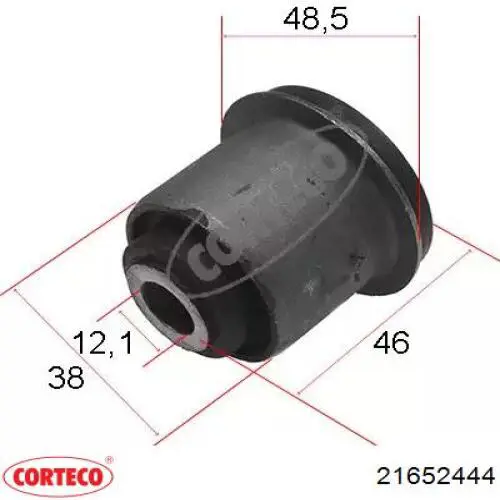 Сайлентблок переднего нижнего рычага Corteco 21652444