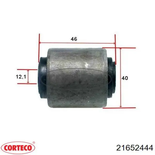 Сайлентблок передней подвески Corteco 21652444 цена, от 3.69 USD