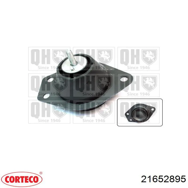 21652895 Corteco Правая подушка двигателя