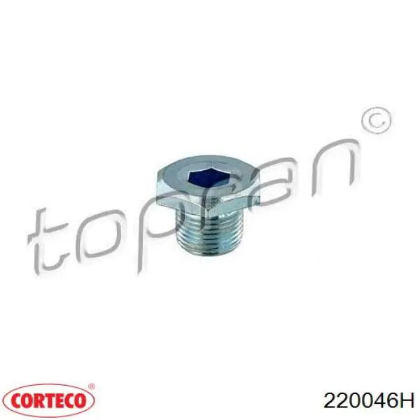 220046H Corteco Пробка поддона двигателя