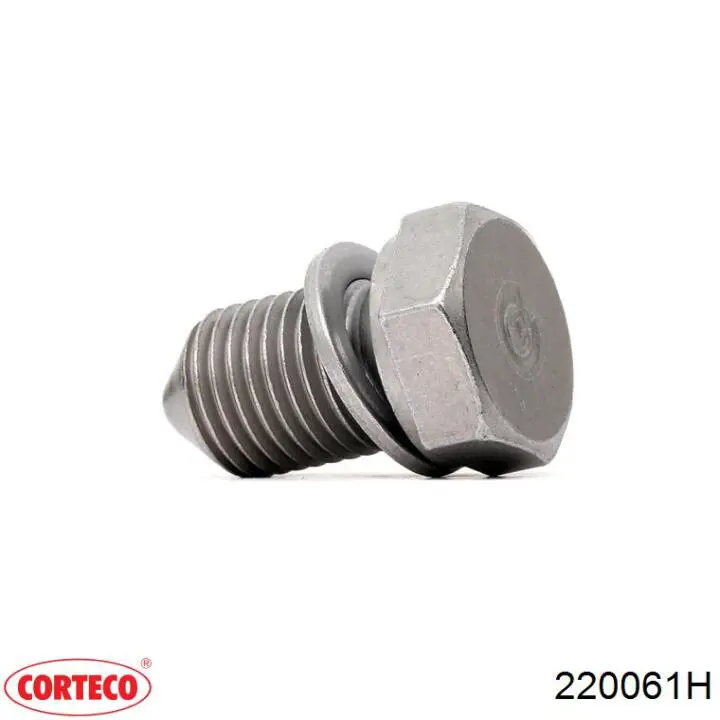 220061H Corteco Пробка поддона двигателя
