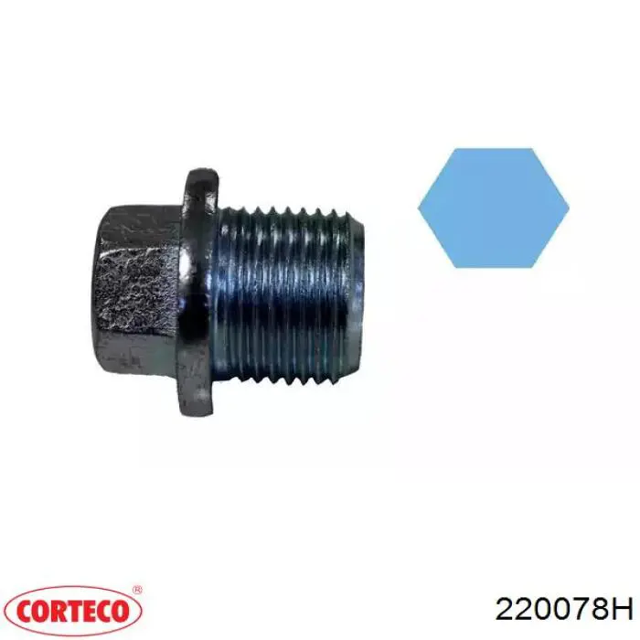 Пробка поддона двигателя CORTECO 220078H