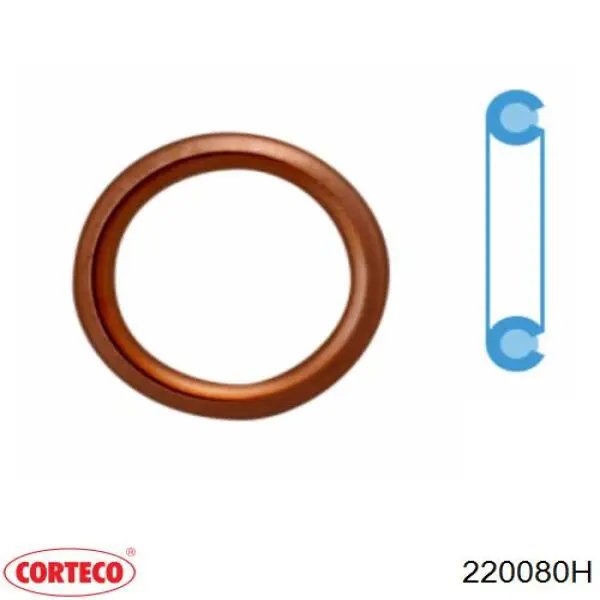 220080H Corteco Пробка поддона двигателя