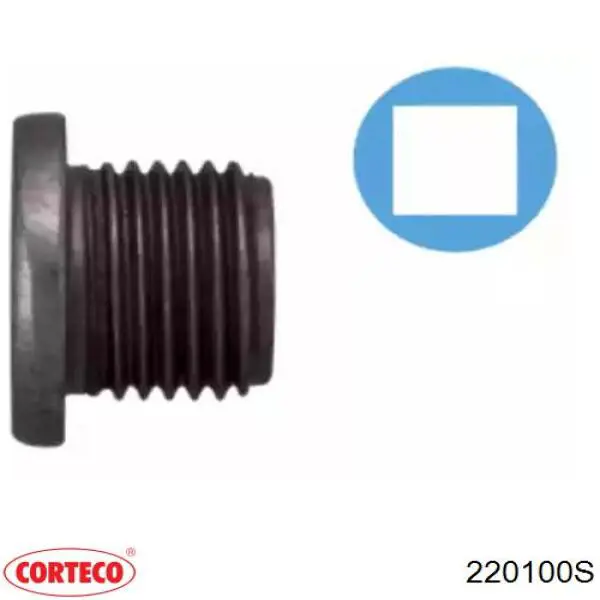 Пробка поддона двигателя 220100S Corteco